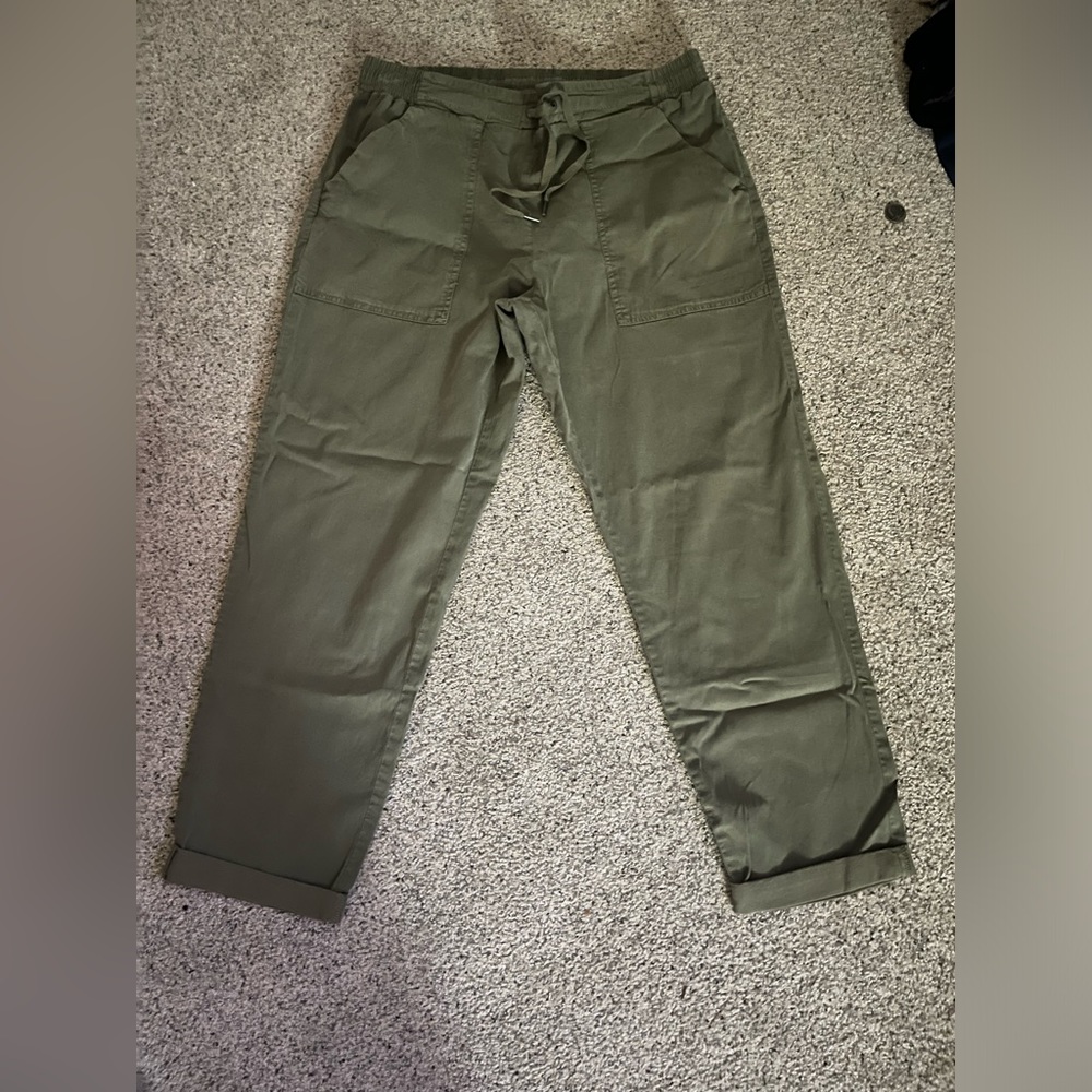 Or is army green drawstring pants